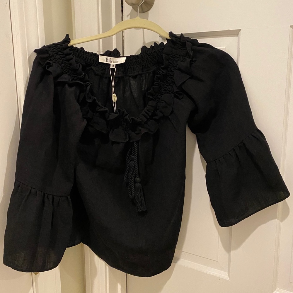 My Tribe off the shoulder top